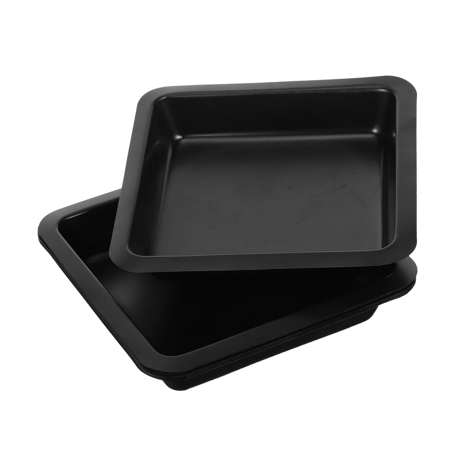 GANAZONO 10pcs Transparent Plastic Weighing Dishes Reusable Lightweight Weighing Trays for Lab Use for Powder and Food Samples Sturdy Construction for Accurate Measurements
