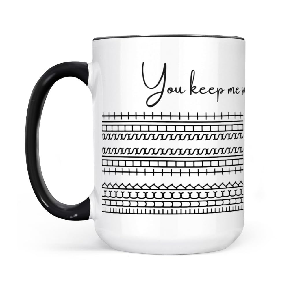 Amazon.com: You Keep Me Sane - You Keep Me Sane Mug, Fuck This