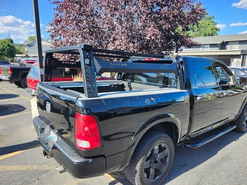 Truck Bed Rack Overland Rack with LED Lights – Heavy-Duty Tent Rack & Cargo Carrier for Pickup Trucks (Jeep Gladiator)