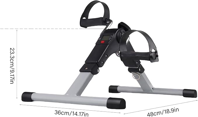 Pedaleador plegable para ejercicio bajo escritorio miniatura 7