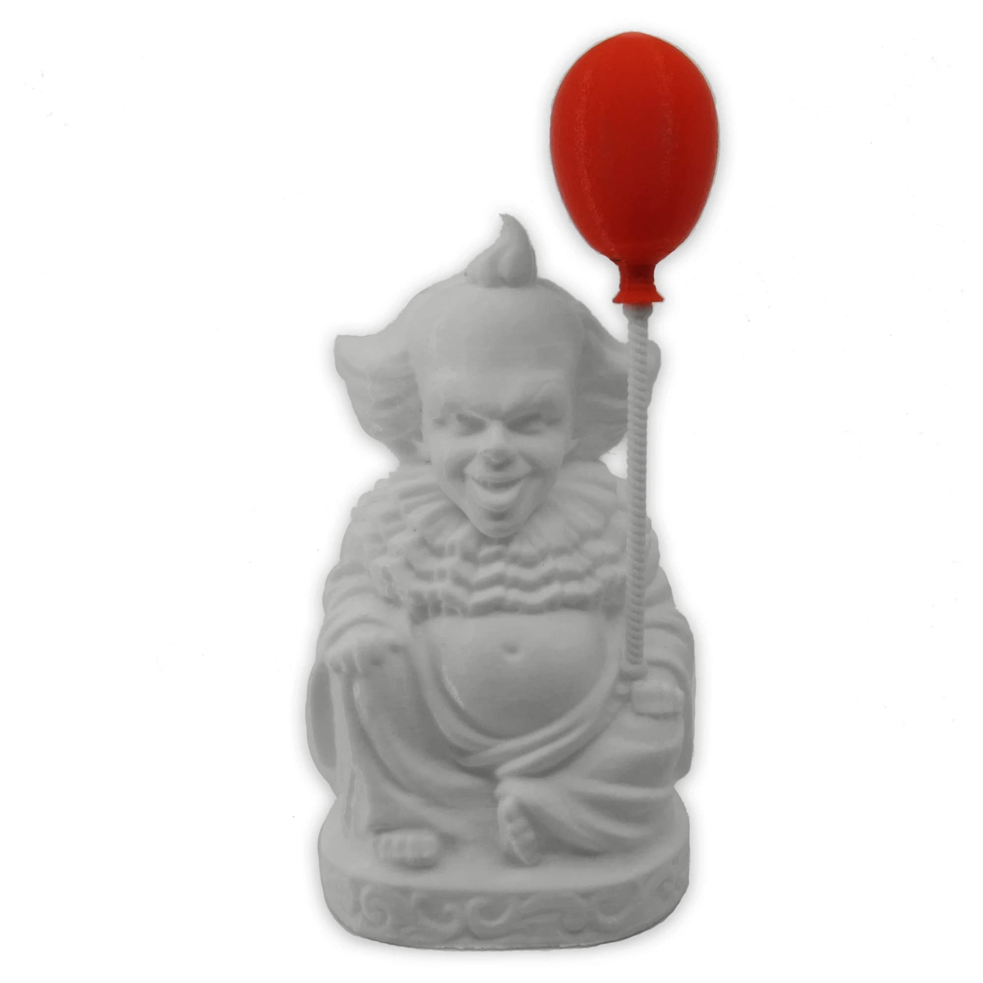 muckychris Pennywise Buddha | It | Arctic White 4"