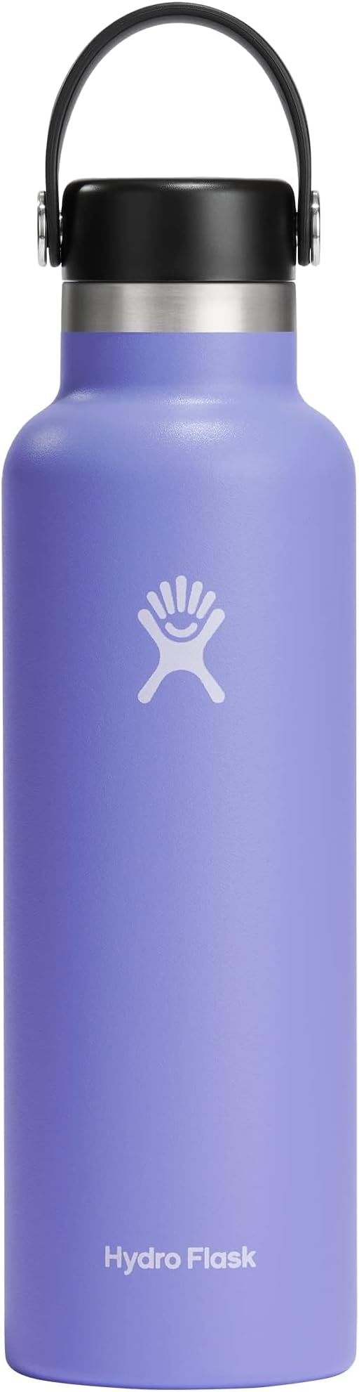21 oz Standard Mouth with Flex Cap Stainless Steel Reusable Water Bottle Lupine - Vacuum Insulated, Dishwasher Safe, BPA-Free, Non-Toxic