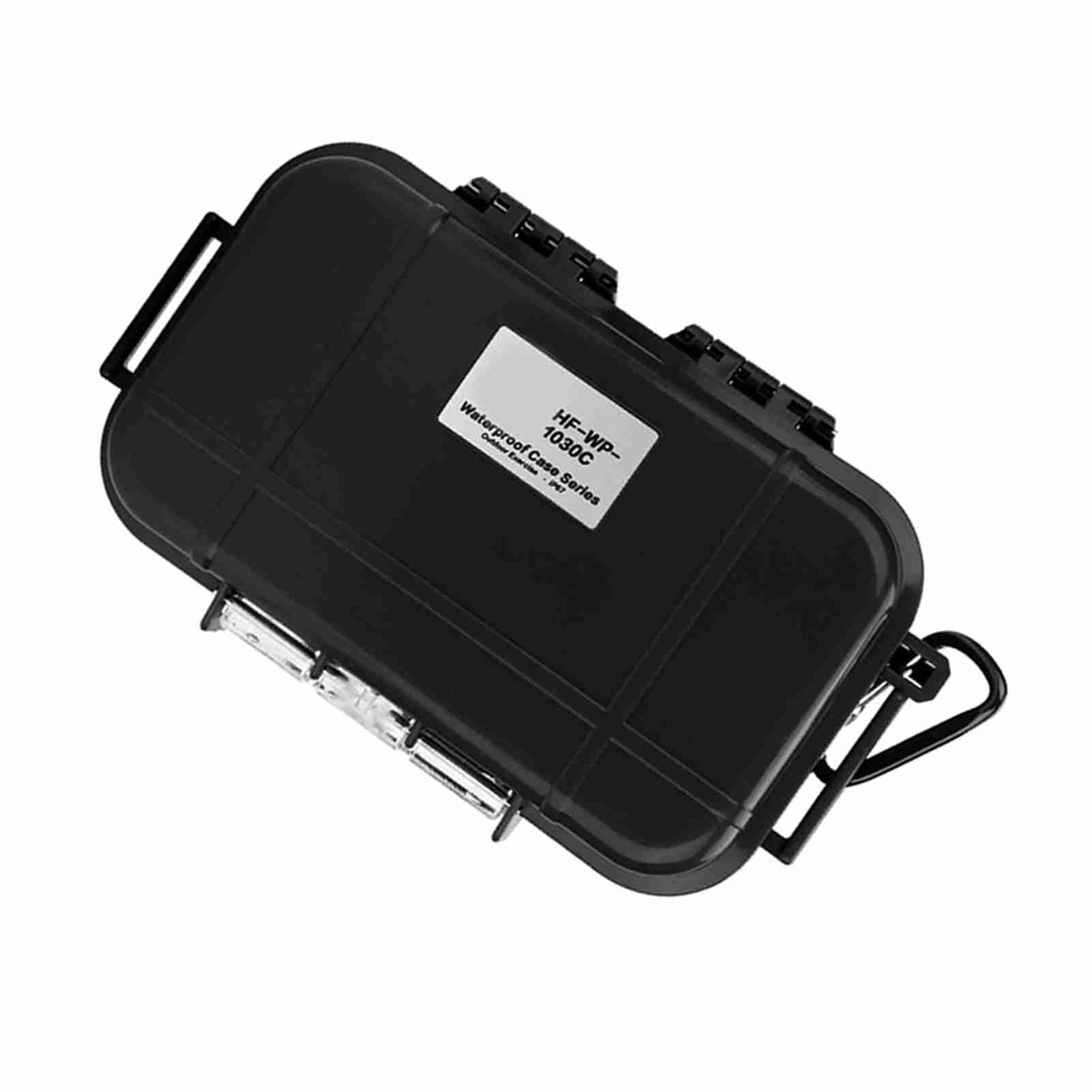Cocoarm ABS EDC Box Impermeabile Scatola di Stoccaggio con Cuscinetto in Gomma Staccabile