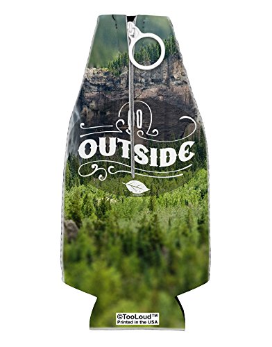 TooLoud Beautiful Cliffs - Go Outside AOP Collapsible Neoprene Bottle Insulator All Over Print