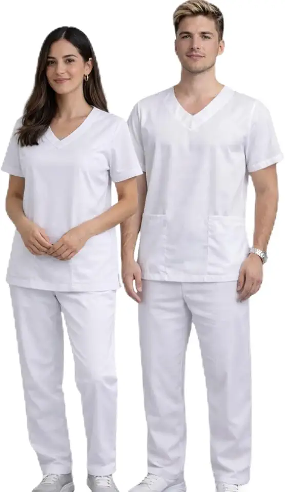 Conjunto Pijama Cirúrgico Hospitalar Oxford Unissex Uniforme Privativo Médico Enfermagem