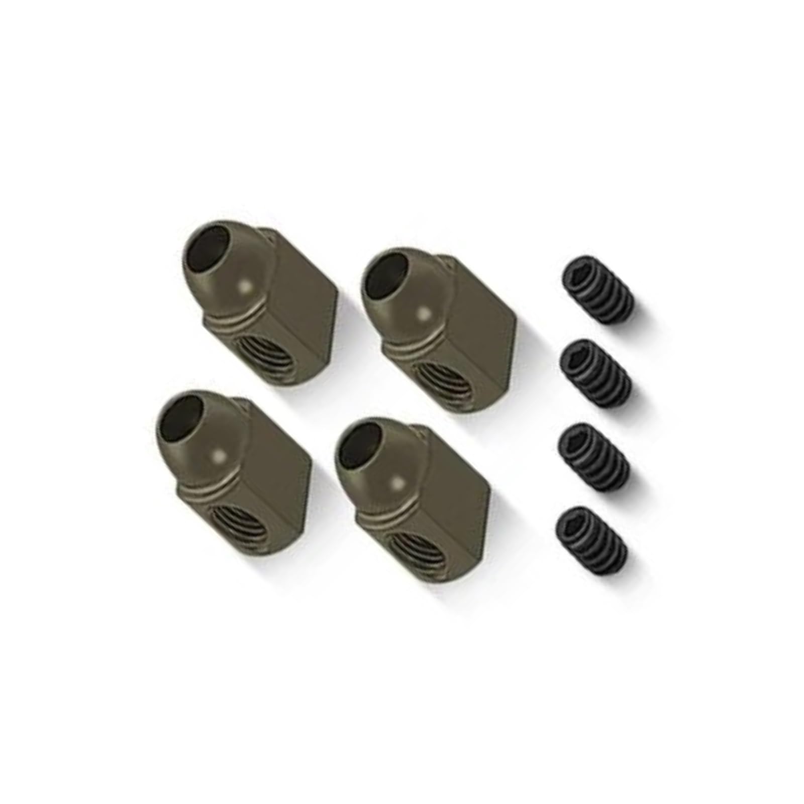 Collar Bola Antideslizante, 4 Uds. TA-151 7075 Aluminio para 1/8 Piezas Coche para Buggy RC Accesorios Modelos Juguete Repuesto Accesorio Modelos RC