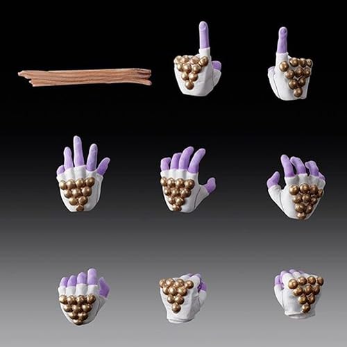 Miniatura 4 de Figuras de Kujo Jotaro Bruno BucciaratiLeone Abbacchi Anime Figuras estatuas de acción ultra movibles adornos