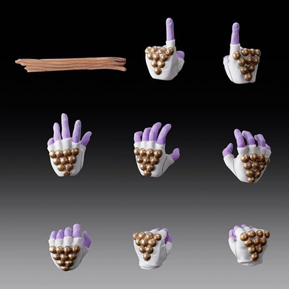 Zhongkaihua Anime Figure Jotaro/Star Platinum Figura 16CM PVC Modello Statua Star Platinum/Jotaro Action Figure Super Movable Joints Collection Decorazioni Regali
