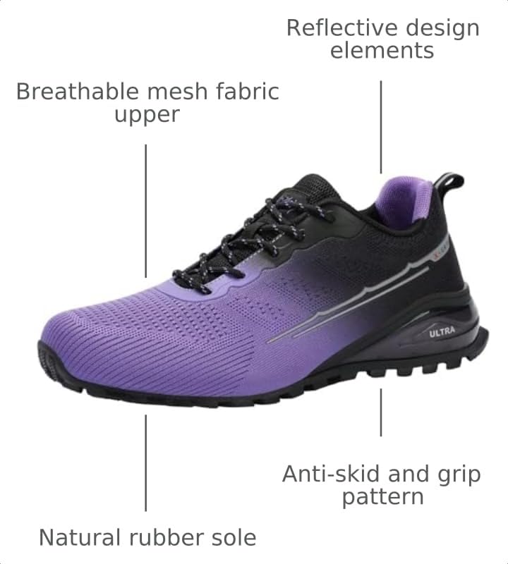 Image of ikunka Men's Fashion Sneakers Lightweight Breathable Walking Shoes Tennis Cross Training Shoe Non Slip Trail Running Shoes