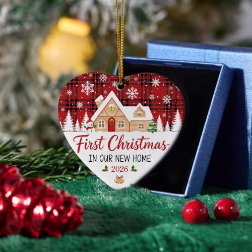 Image of First Christmas in Our New Home Ornament 2026,House Warming Gifts New Home