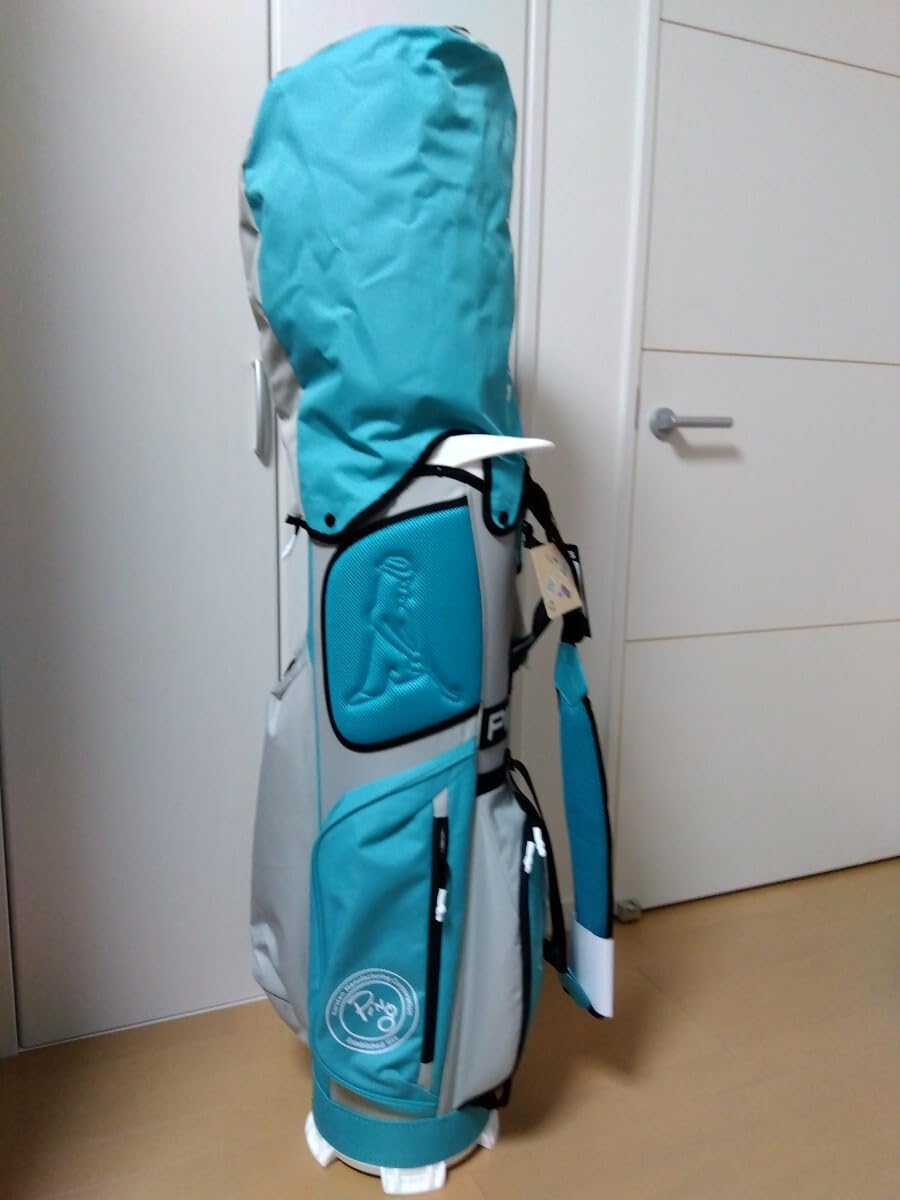 Amazon | ピン キャディバッグブルーシルバー | ノーブランド品