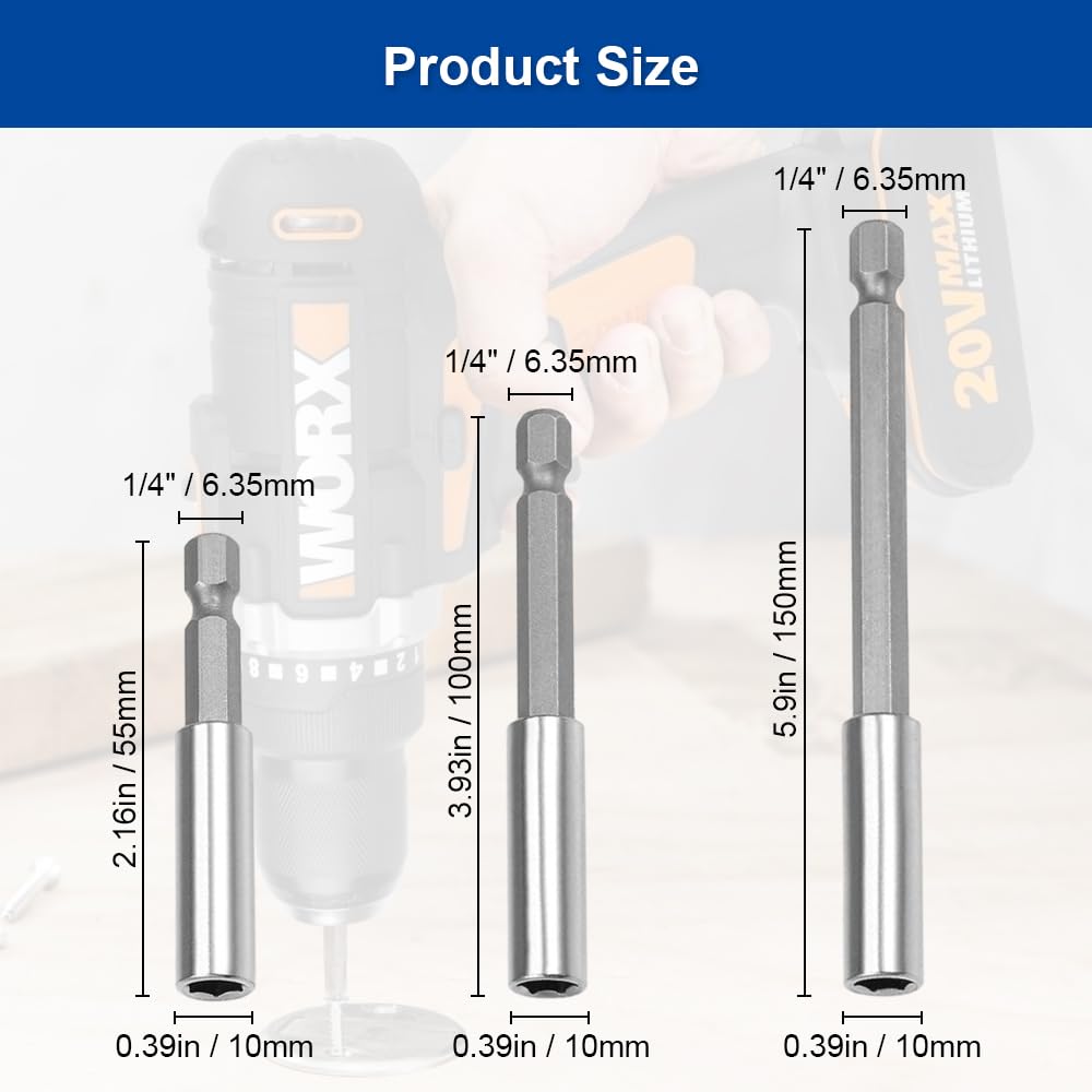 2 X Anneau Magnétique Embout De Tournevis Fort Magnétisme Pratique Pour Visseuse - 9