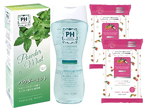 デリケートゾーン専用ソープ1個+PREMISHウェット2個セット PH JAPAN プレミアム フェミニンウォッシュ 日本製 選べる4種類香り PHケア