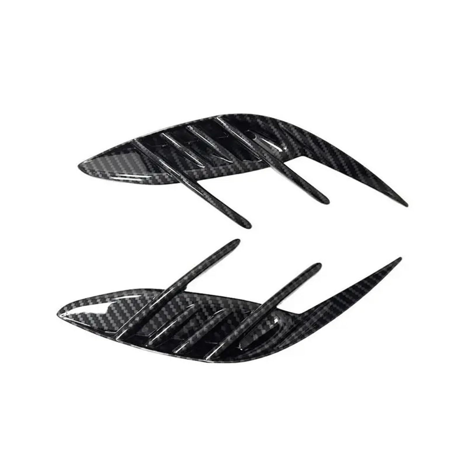 Alerón cubierta decorativa de capó efecto carbono para KIA Stinger 2017-2023 5