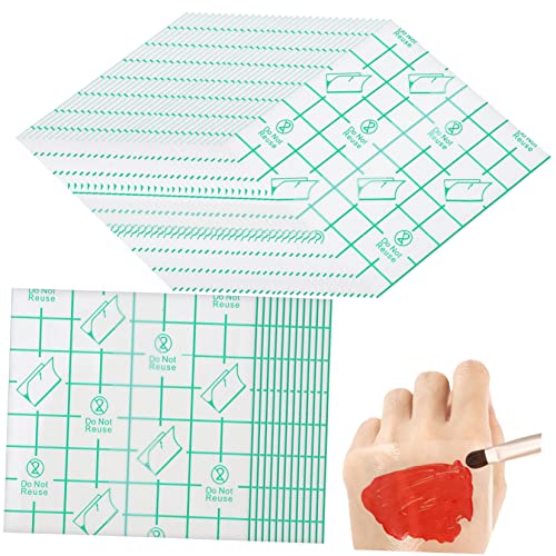 SEWACC Make-up Palette Stickers 200 Pcs Adhesive Cosmetic Palettes Foundation Palette Makeup Hand Palette for Artists