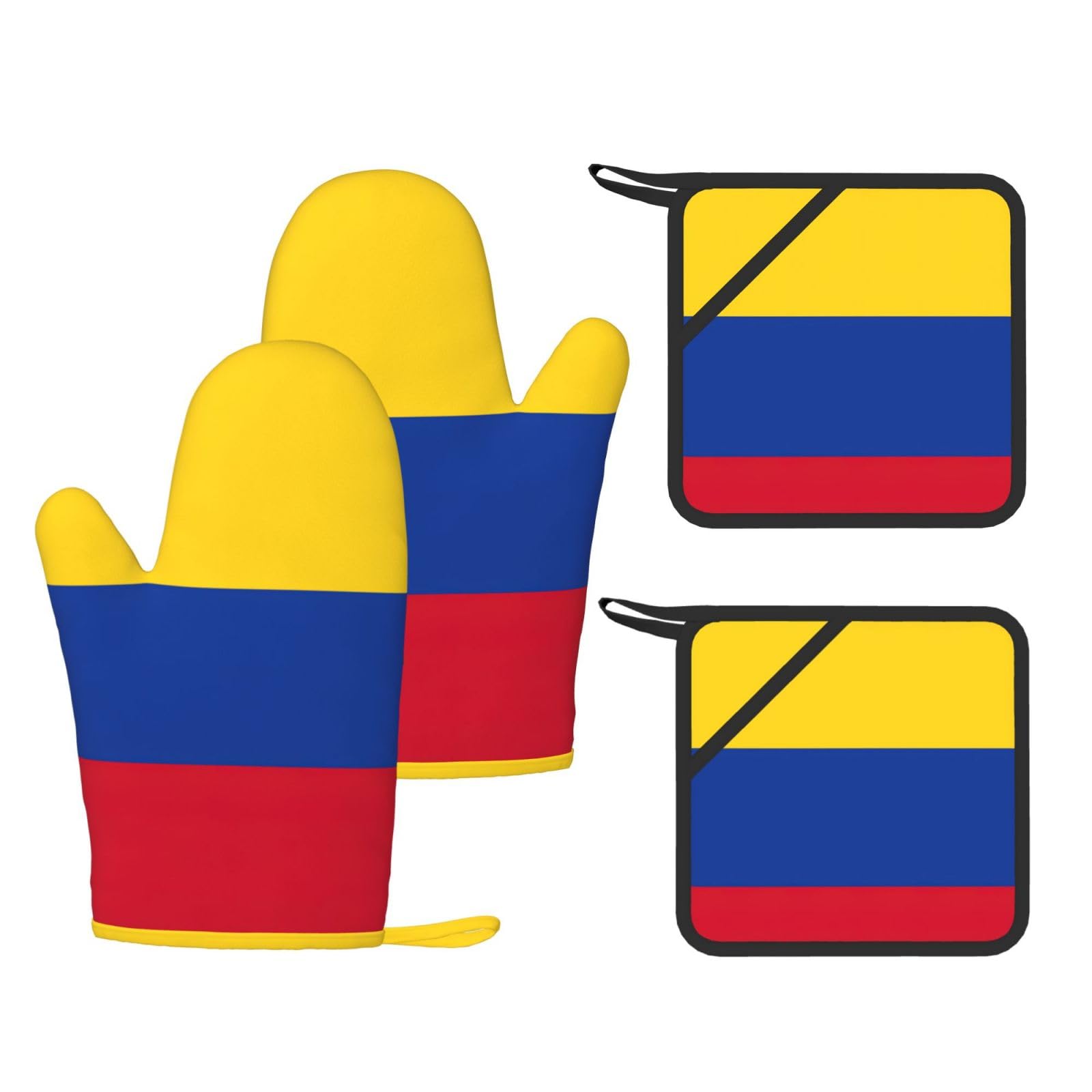 Ensemble de four Colombie lavable pour illuminer vos repas en cuisine