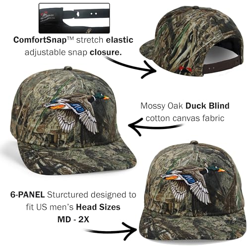 Image of Paramount Outdoors Sporting Hat Collection for Men Hunting and Fishing Caps with ComfortSnap