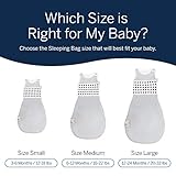 Nanit Breathing Wear Sleeping Bag - 1pk Small 3-6M, Pebble Grey - Image 7