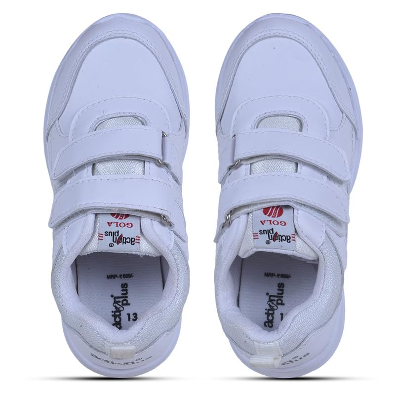 Image of ACTION School Shoes for Boys & Girls - Eva Sole Ultra Lightweight, Extra Cushion Footbed, Durable, Long-Lasting, Anti-Germ Technology for Odour-Free Comfort, Men's Size 11 UK Also Available