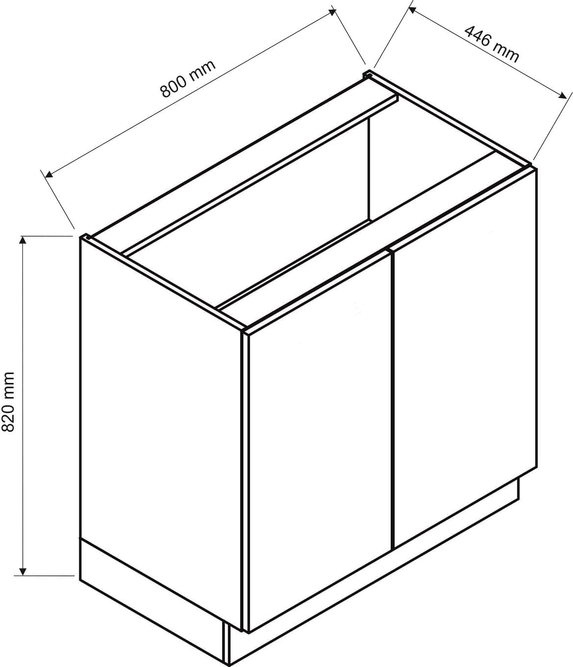 PEGANE Cuisine complète d'angle ISYA 9 éléments Couleur Noir/Chêne Artisan - Longueur 200/260 cm