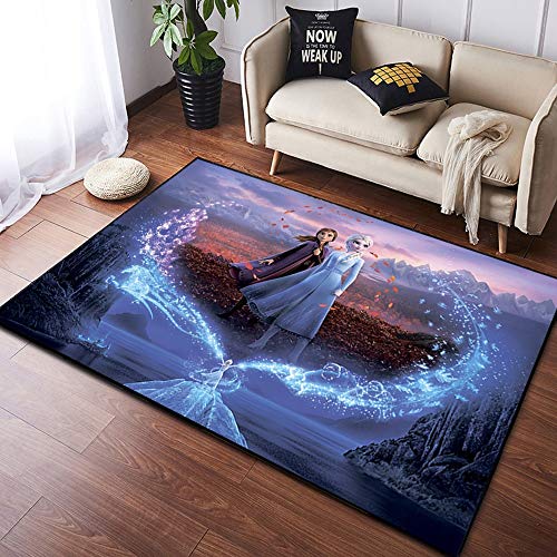 W-life Wohnzimmer Große Teppich Fußmatte Cartoon Anna ELSA Mat Nette Küche Teppiche Schlafzimmer...