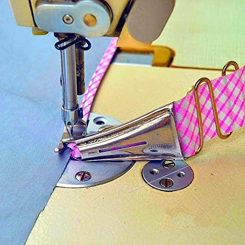 Replacement Part for Overlock Folder Tape Size 34mm A10 Hemmer Right Angle Bias Binder for Lockstitch Machine Binding of Curve Edge - (Color: 40MM)