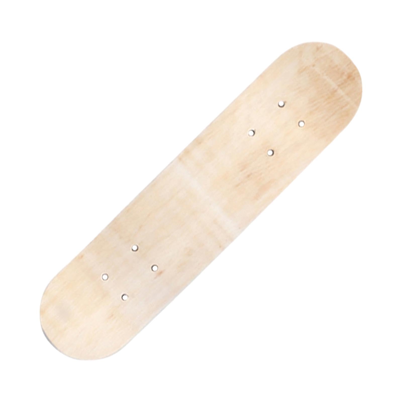 Perfeclan Blanko-Skateboard-Deck für Kinder, DIY-Skateboard, Kreativitätsentwicklung, unbemalt, leeres Longboard-Deck, Holzdeck für Kinder und Kinder