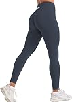 YEOREO Christiy Leggings d'entraînement de butte cachée pour les femmes sans couture Haut Rise V-Waistband 24" Pantalons de yoga athlétique Impact
