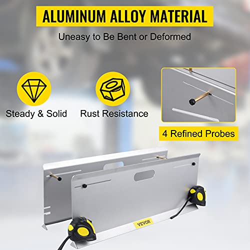 Vevor Wheel Alignment Tool, Toe Plates Without Probes, Aluminum Alloy Toe Alignment Plates, Double 16Ft Tape Measures Alignment Tools Automotive, Wheel Alignment Tool Gauge Camber Caster #TOP2