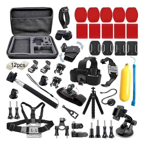 Kit de accesorios para cámara de acción con soporte de bicicleta y trípode