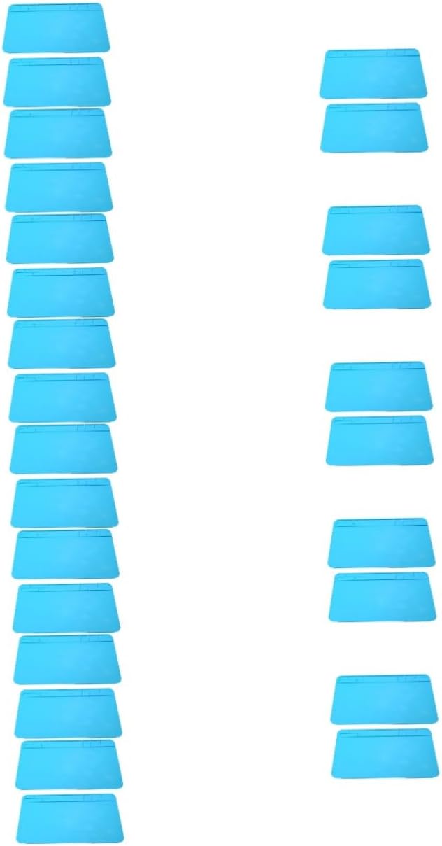 Angoily 26pcs Electronic Maintenance Mat Silicone Plate for Parts Heat Insulation Work Pad for Electronics Repair and Storage Organized Screw and Component Holder