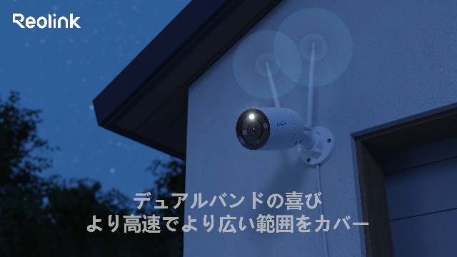 Amazon.co.jp: REOLINK 防犯カメラ 屋外 4K 800万画素 2.4/5GHz Wi-Fi