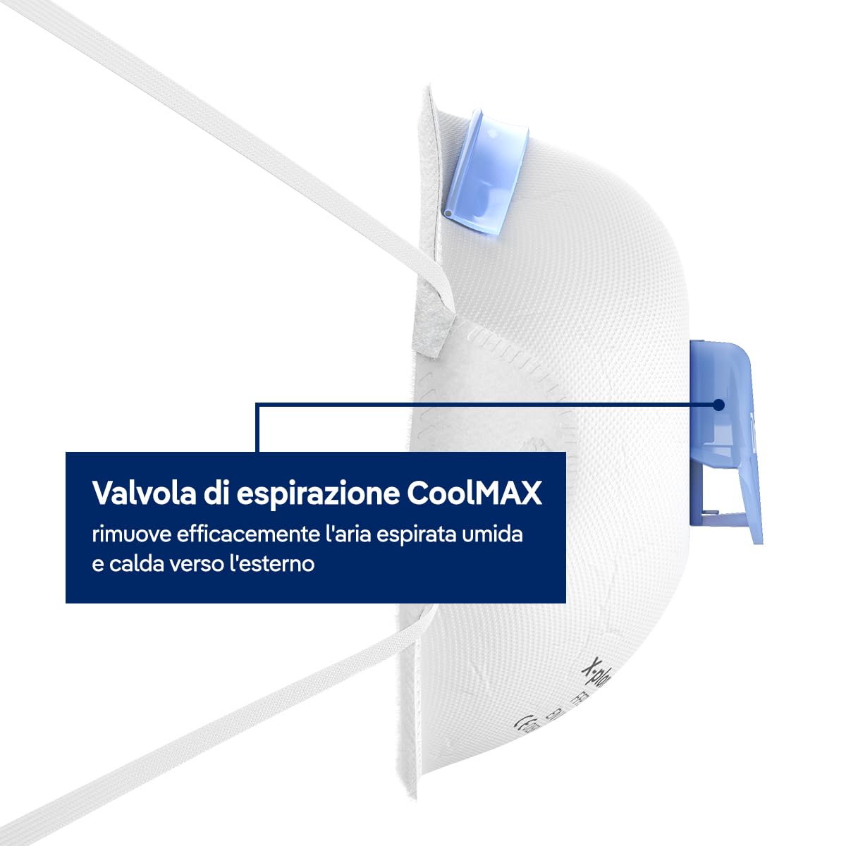 Dräger X-plore 1320V FFP2 - Maschera antipolvere usa e getta, 10 pezzi
