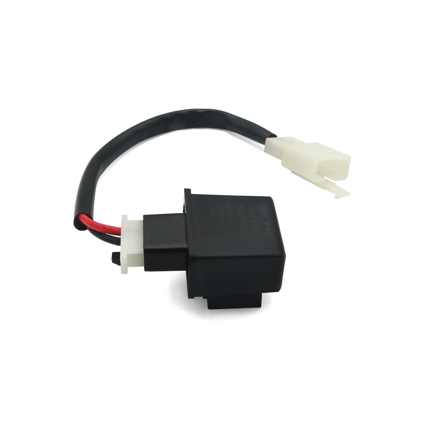 12V 2-Pin LED Flasher Relay Fix Hyper Flash, Turn Signal Light Blinker Relay Compatible with Motorcycle Scooter ATV UTV, Electronic LED Flasher Relay for Fast Flash Issue