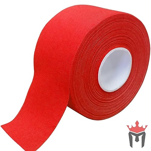 Meister Cinta deportiva de óxido de zinc premium para deporte y medicina - 13,7m x 3,8cm - Rojo - 1 Rollo