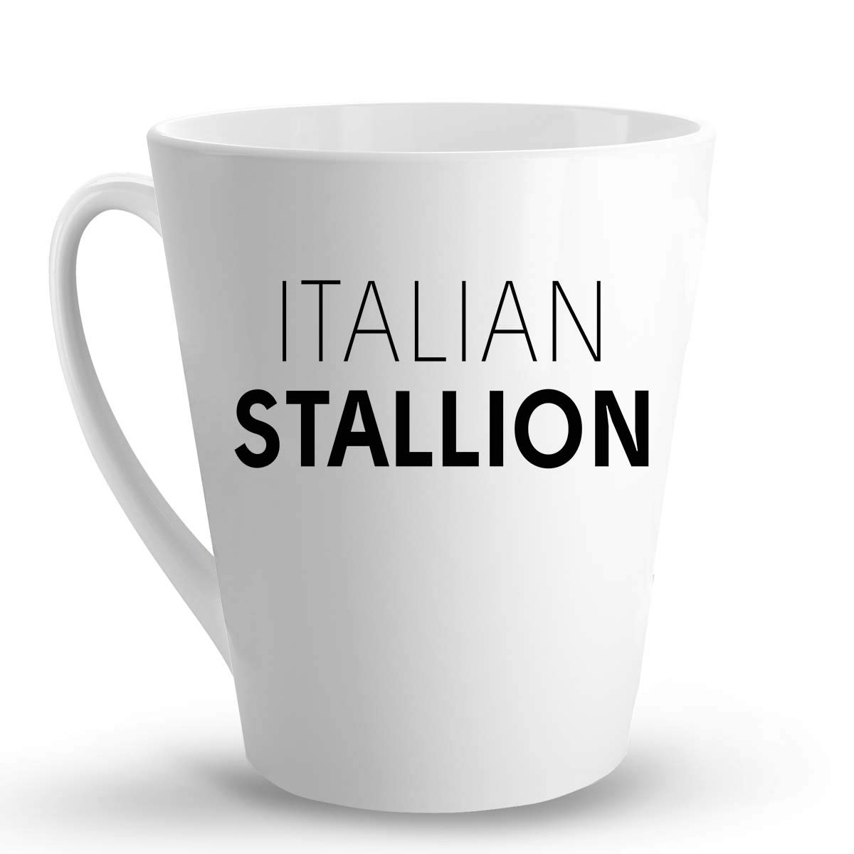 Makoroni - ITALIAN STALLION - 12 Oz. Ceramic LATTE MUG Coffee Drinking Cup, DesN95
