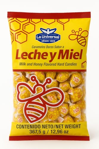 Caramelos Duros Sabor Leche y Miel La Universal (100...