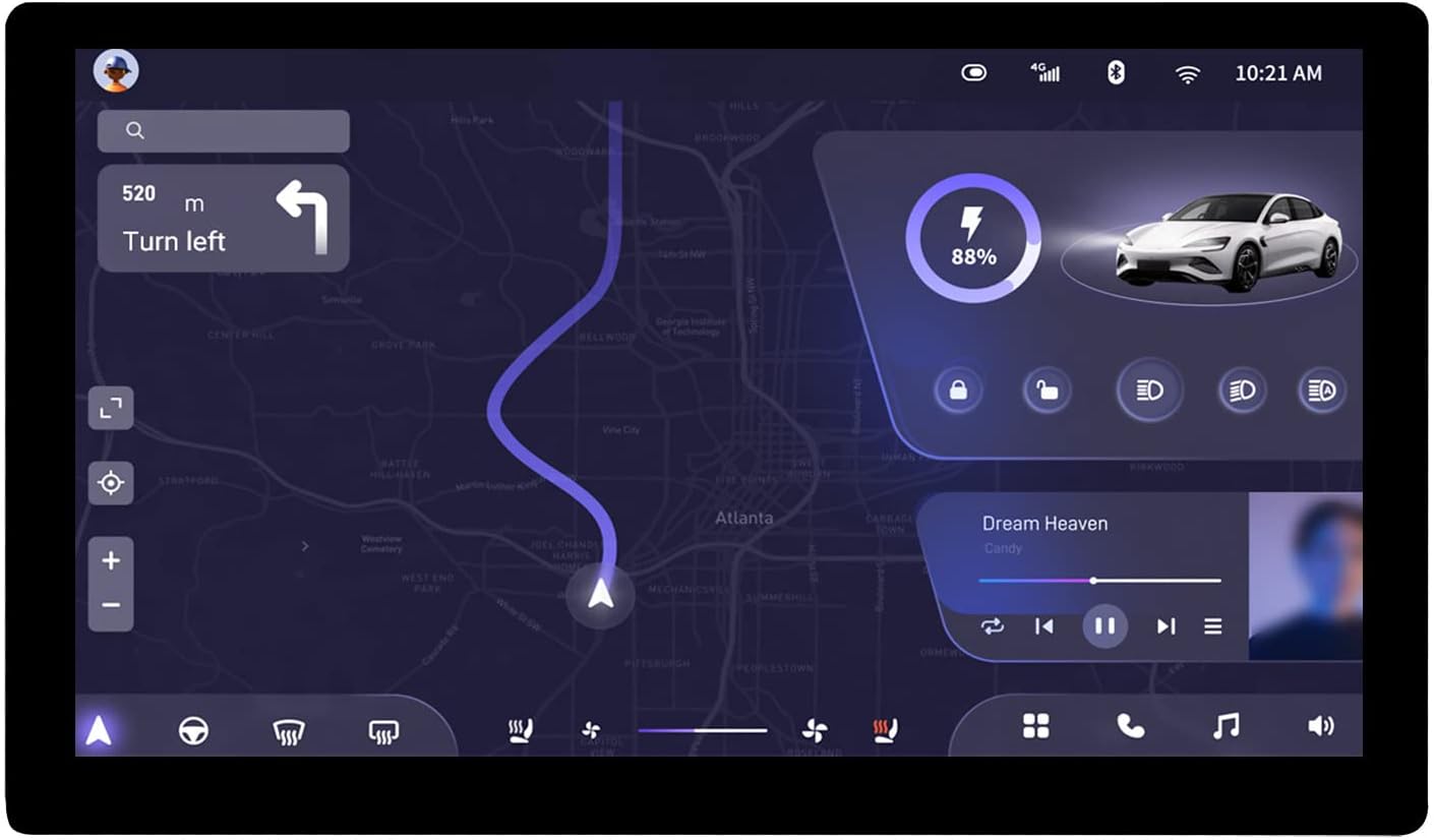 Waveshare 7-inch IPS Integrated Display for Raspberry Pi & PC, 1024 x 600 Resolution, Touch, USB & HDMI, Supports Windows, Linux, Android