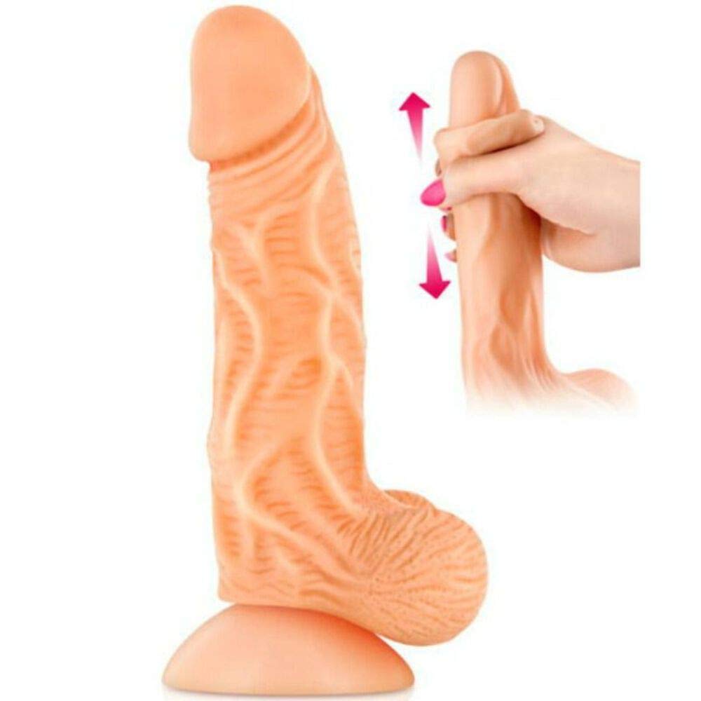Real Body Gode Réaliste Flexible/Doux avec Ventouse 20 cm
