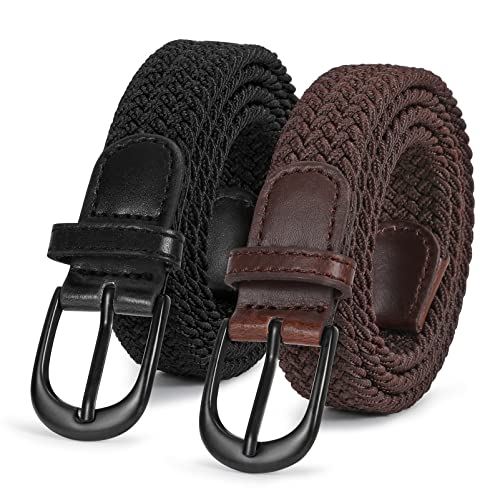 2 Stück Kindergürtel Mädchen - Verstellbare Gürtel In Rosa & Weiß