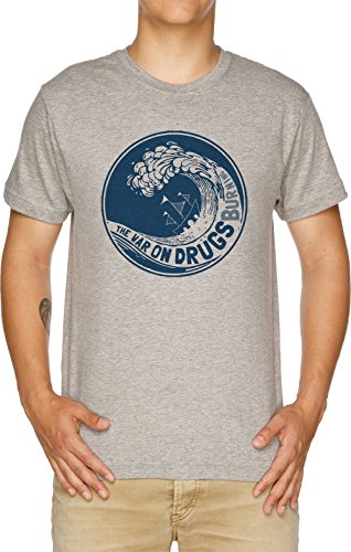Photo de Vendax The War on Drugs T-Shirt Homme Gris