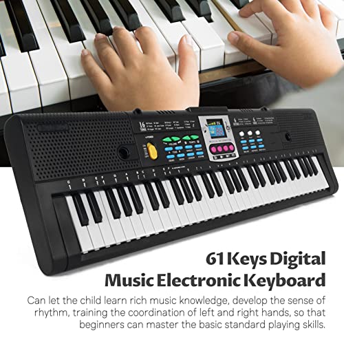 Clavier Piano 61 Clés Piano Électrique Clavier Électronique Numérique Piano Électrique Multifonctionnel pour Débutants… - Les Beatles, Paul McCartney, John Lennon, RIngo Starr, George Harrison Clavier Piano 61 Clés Piano Électrique Clavier Électronique Numérique Piano Électrique Multifonctionnel pour Débutants… – Image 3