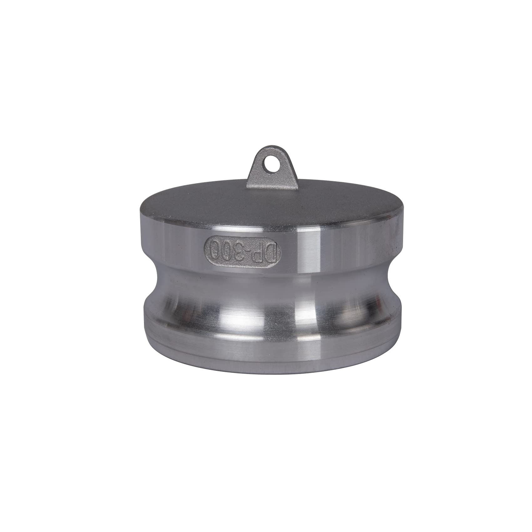 Quafwia 2 pcs Aluminum cam lock fittings (3"Part DP) cam groove hose fitting camlock fittings Dust Plug camlock fitting (3'')