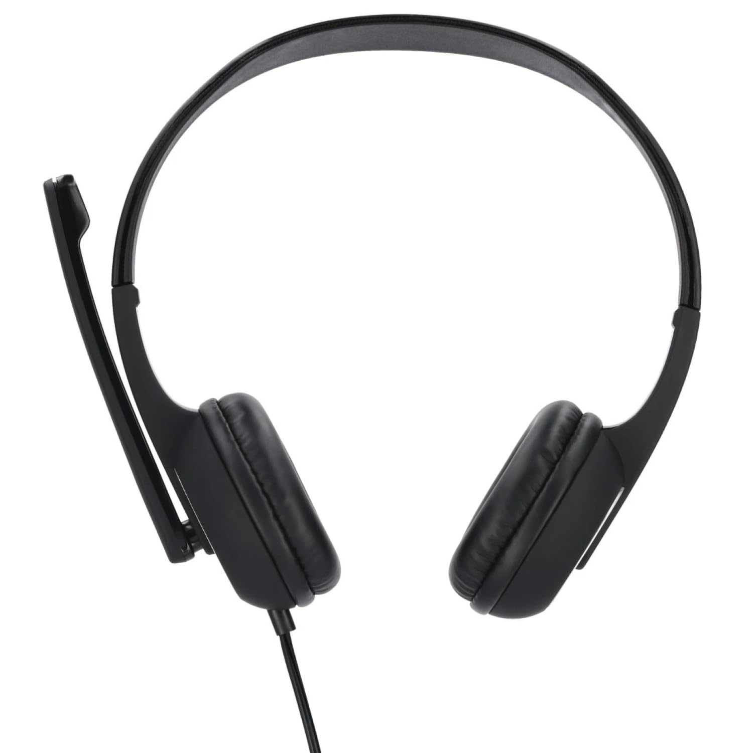 Hama HS-USB250 - Auriculares de Oficina con micrófono, USB, estéreo, Color Negro