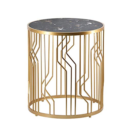Home&Selected Furniture/Side Table Nordic Marble Mini Small Round Tabl