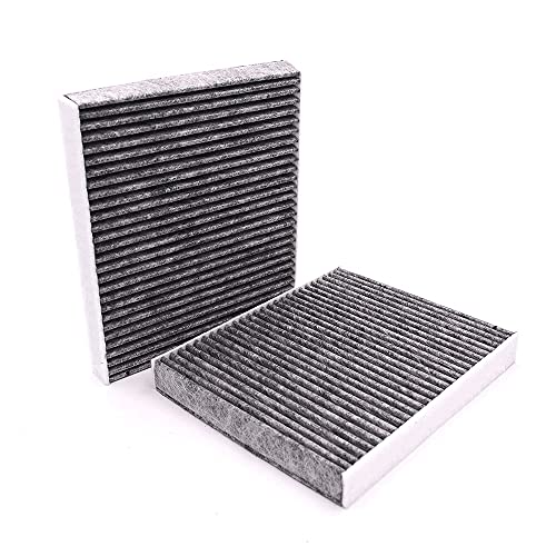 RHINORO (Set of 2) Pollen Cabin Air Filter fits compatible for BMW 5 6 SERIES F10 F11 F07 F12 F13 F06 / 7 SERIES F01 F02 F03 F04