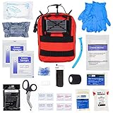LINE2design Complete Survival Kit IFAK Bags - EMS EMT Emergency Response Fully Stocked Tactical Moll