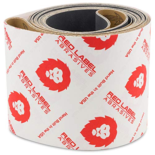 Red Label Abrasives 4 X 36 Inch Silicon Carbide Sanding Belts - 600