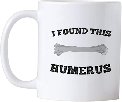 Miniatura 6 de Funny Anatomy Gifts. Nurse Practitioner Coffee Mug. I Found this Humerus. Gift Idea For a Doctor or Teacher. (15 Oz Black HandleRim)
