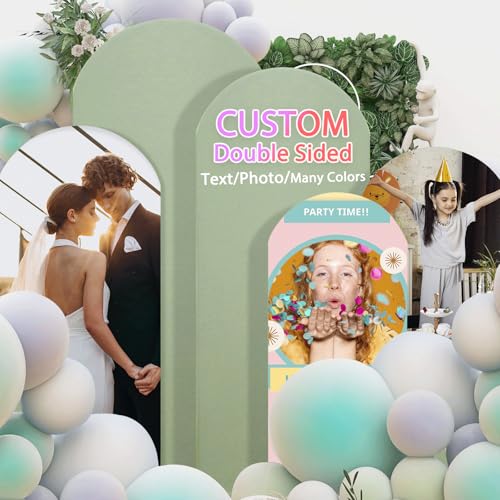 Custom Arch Cover Personalized Arch Backdrop Spandex Fitted Photo Arch